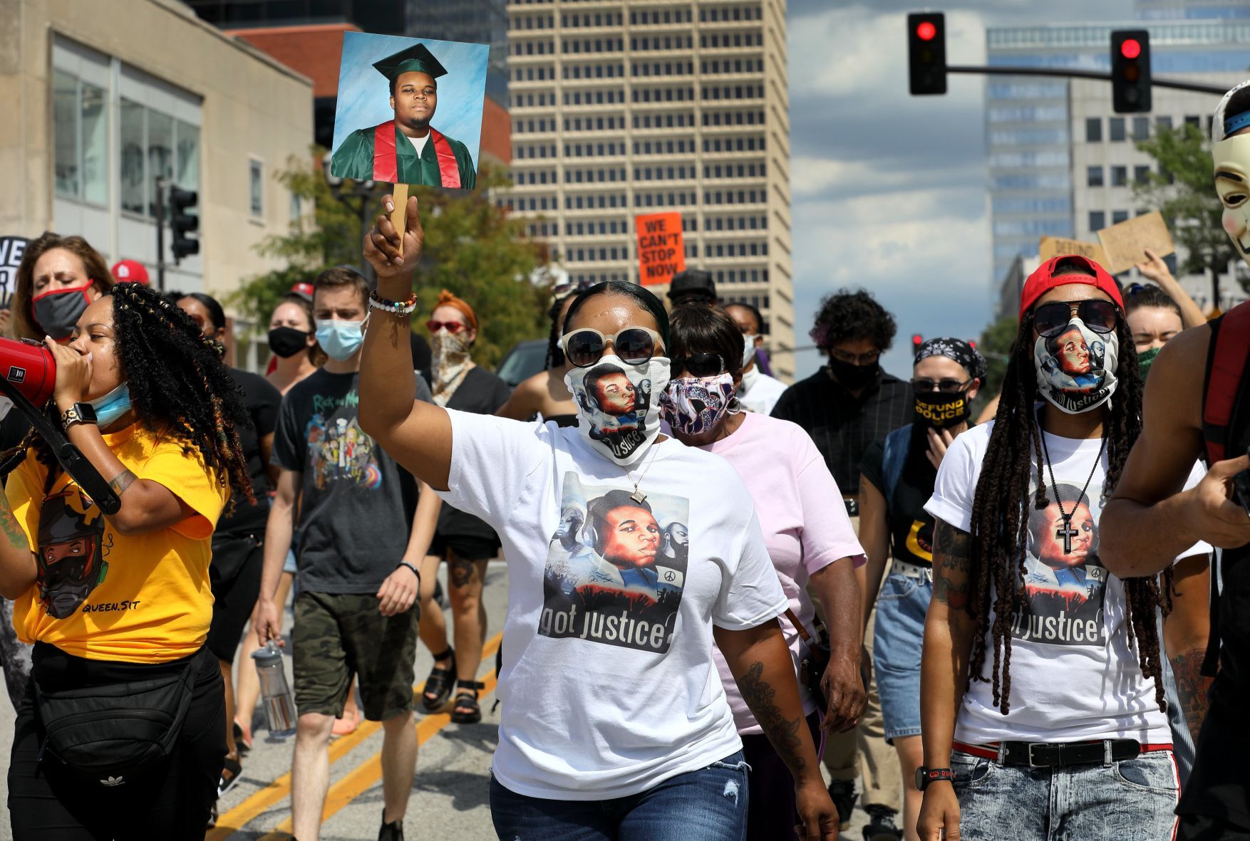 Protesters march for Michael Brown, call for charges against Darren Wilson